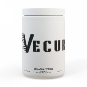 Vecur Collagen Peptides Type I & III Supplement (350g, 12.3oz)