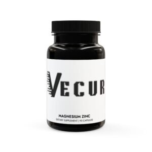 Vecur Magnesium Zinc Supplement (90 Capsules)
