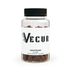 Vecur Multivitamin Gummies for Adults (60 Gummies)