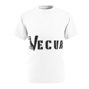 Vecur Logo Tee — Retro Glitch Graphic T-Shirt